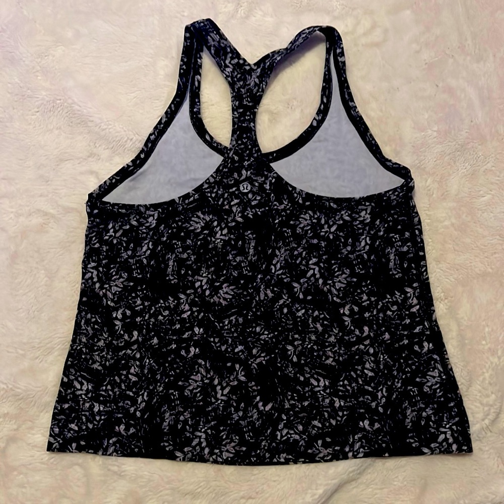 Lululemon Cool Racerback II Floral Spritz Multi Tank Top Size 2 or 4